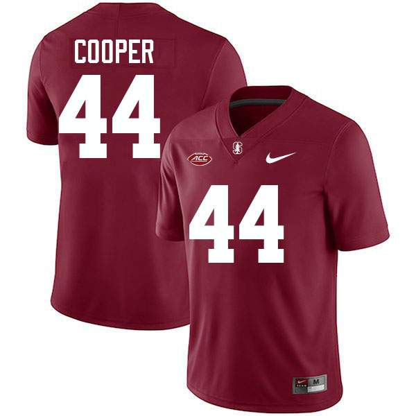 #44 Ernest Cooper Stanford Cardinal College Football Jerseys Stitched-Cardinal #44 Ernest Cooper Stanford Cardinal College Football Jerseys Stitched-Cardinal